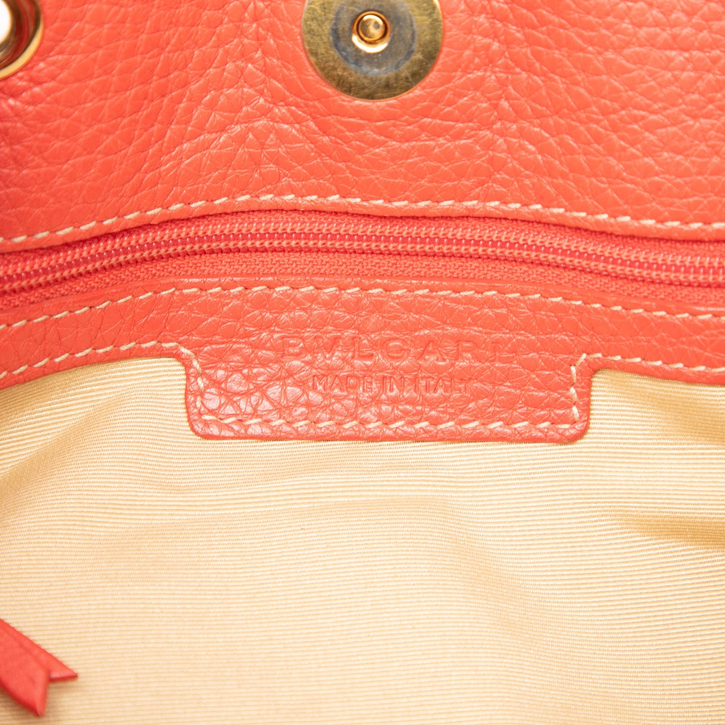 Bvlgari Logomania Canvas Satchel