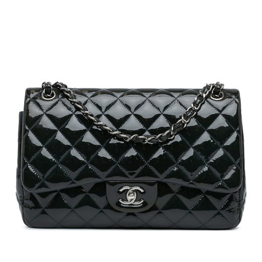 Chanel Jumbo Classic Patent Double Flap