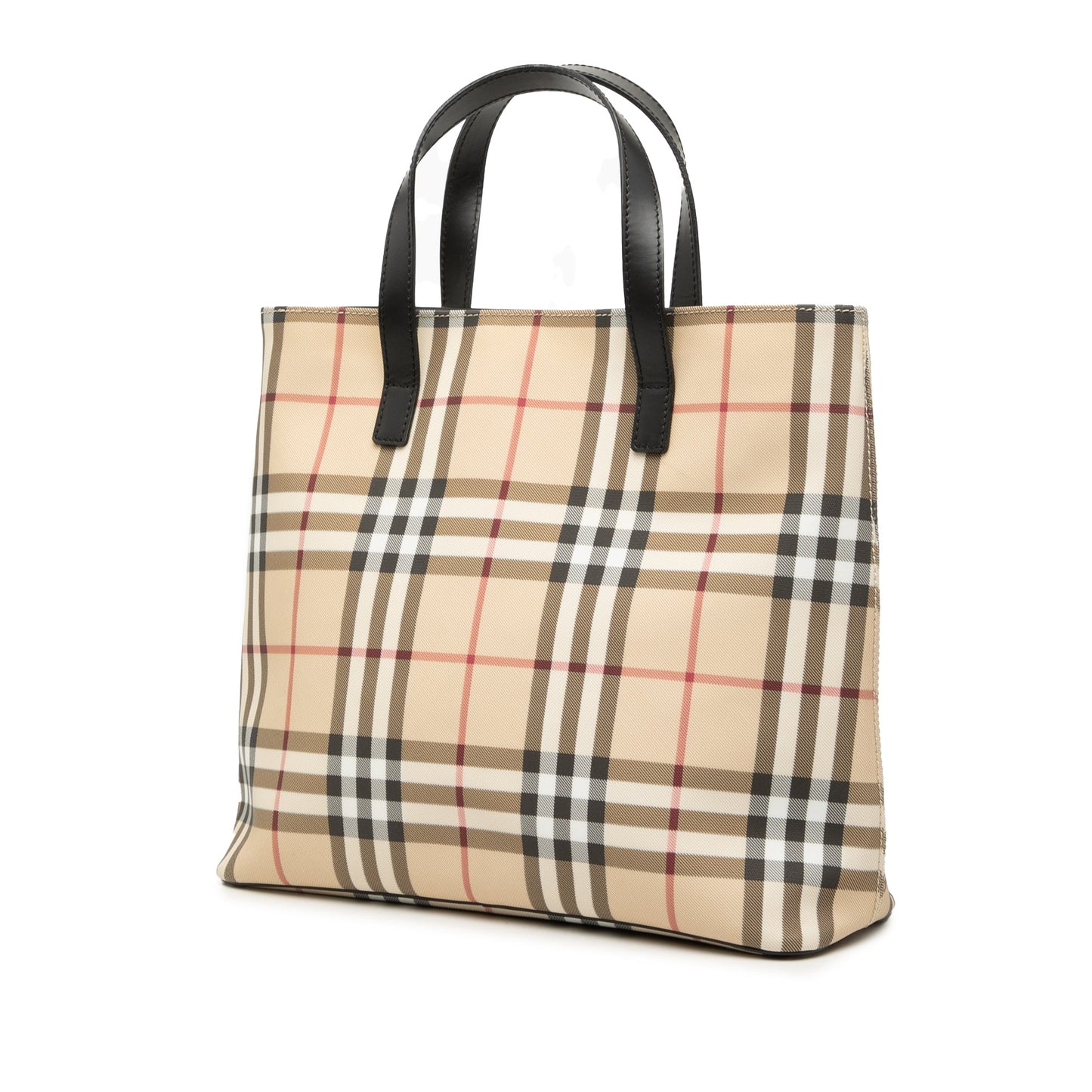 Burberry House Check Coated Canvas Tote