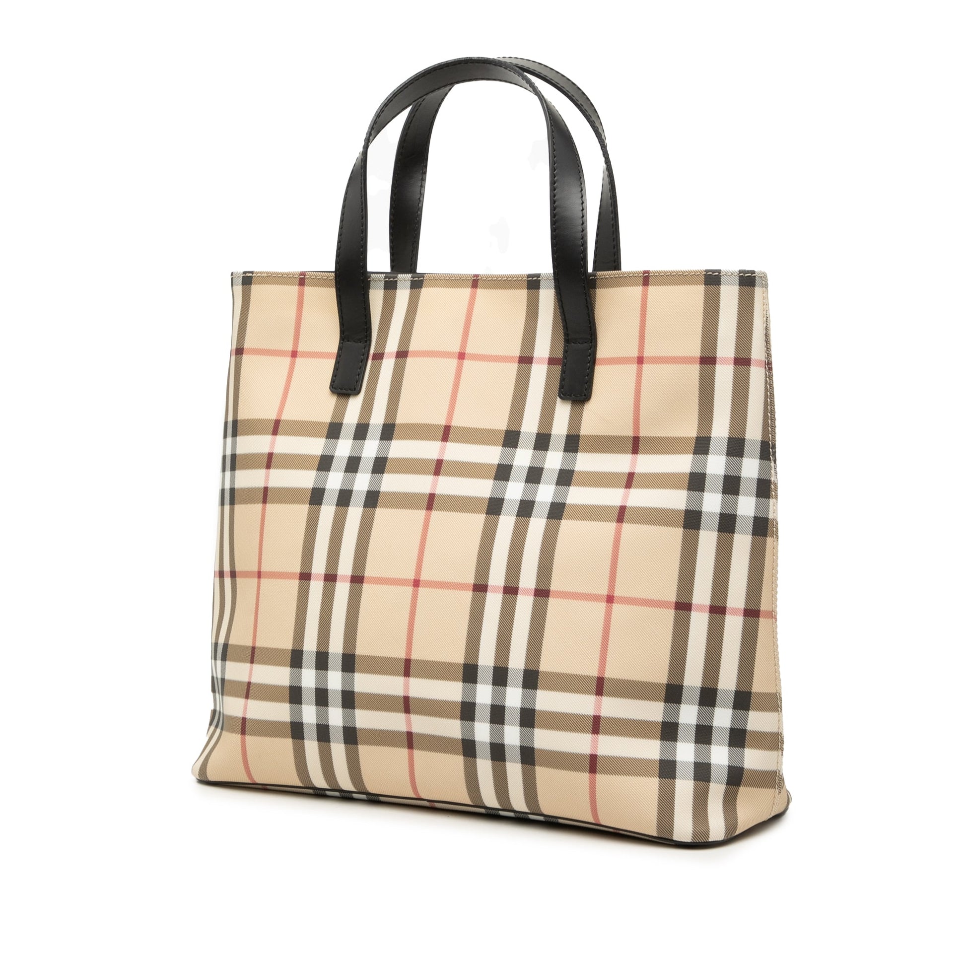 Burberry House Check Coated Canvas Tote