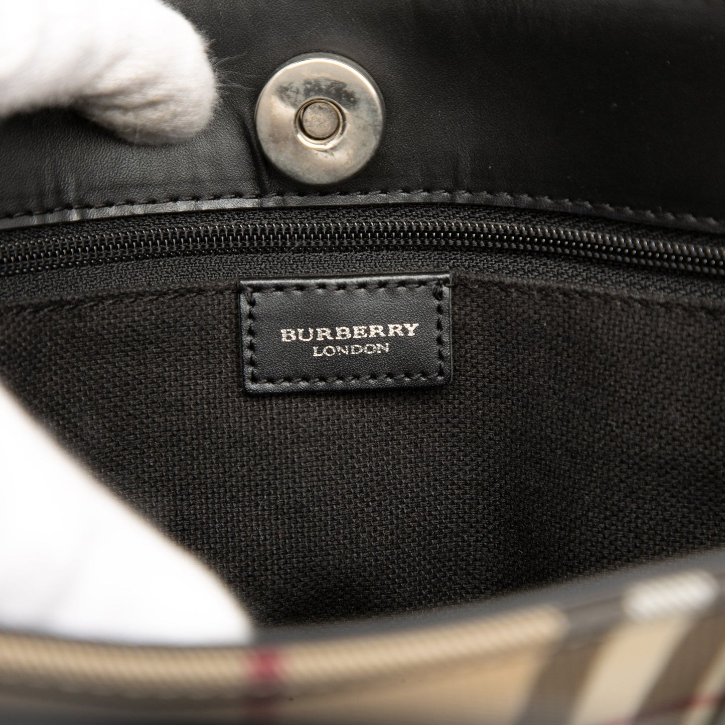 Burberry House Check Coated Canvas Tote