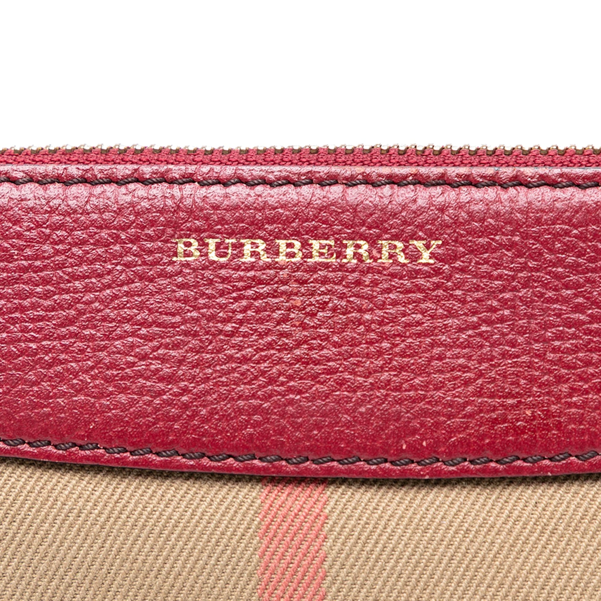 Burberry House Check Canvas Derby Peyton Crossbody