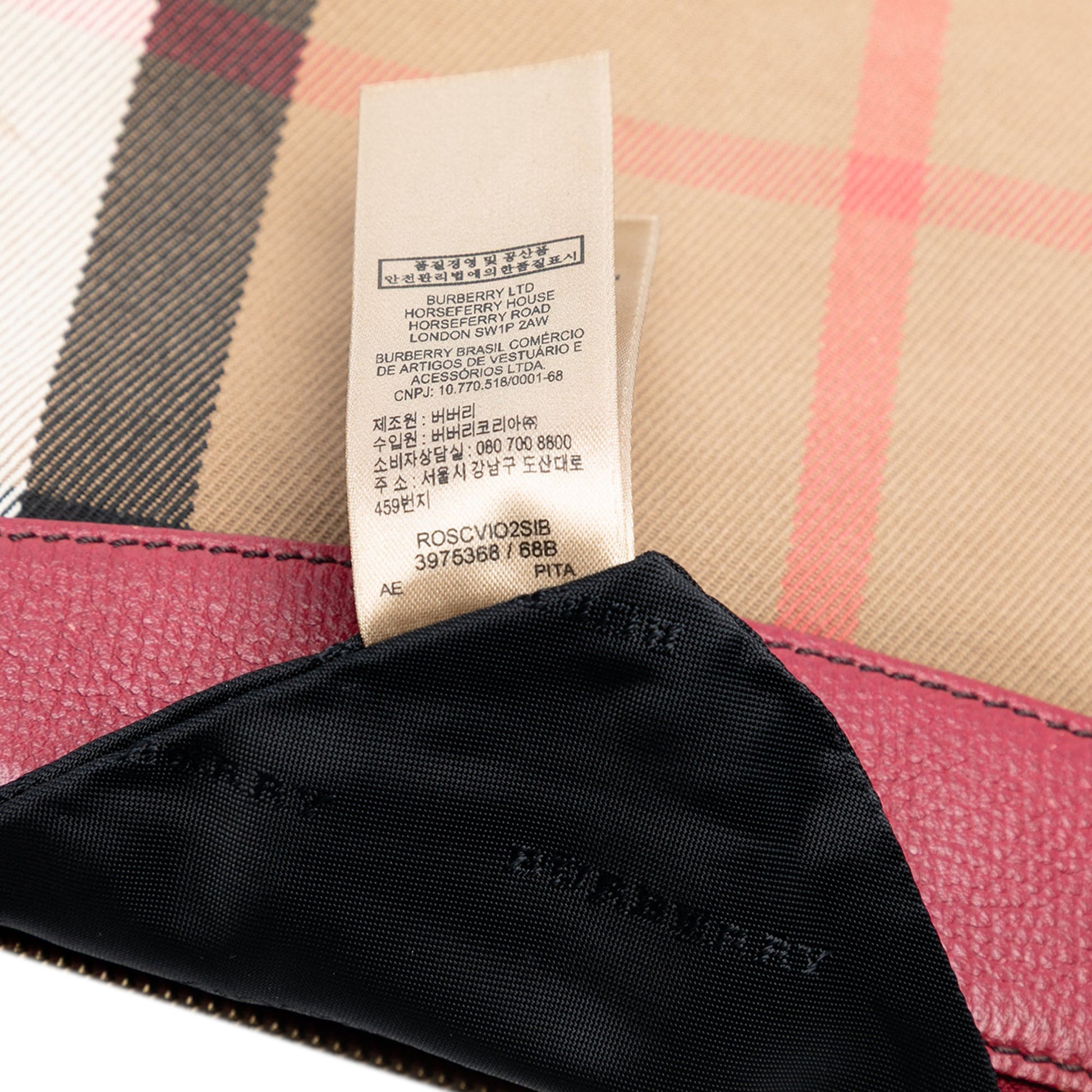 Burberry House Check Canvas Derby Peyton Crossbody