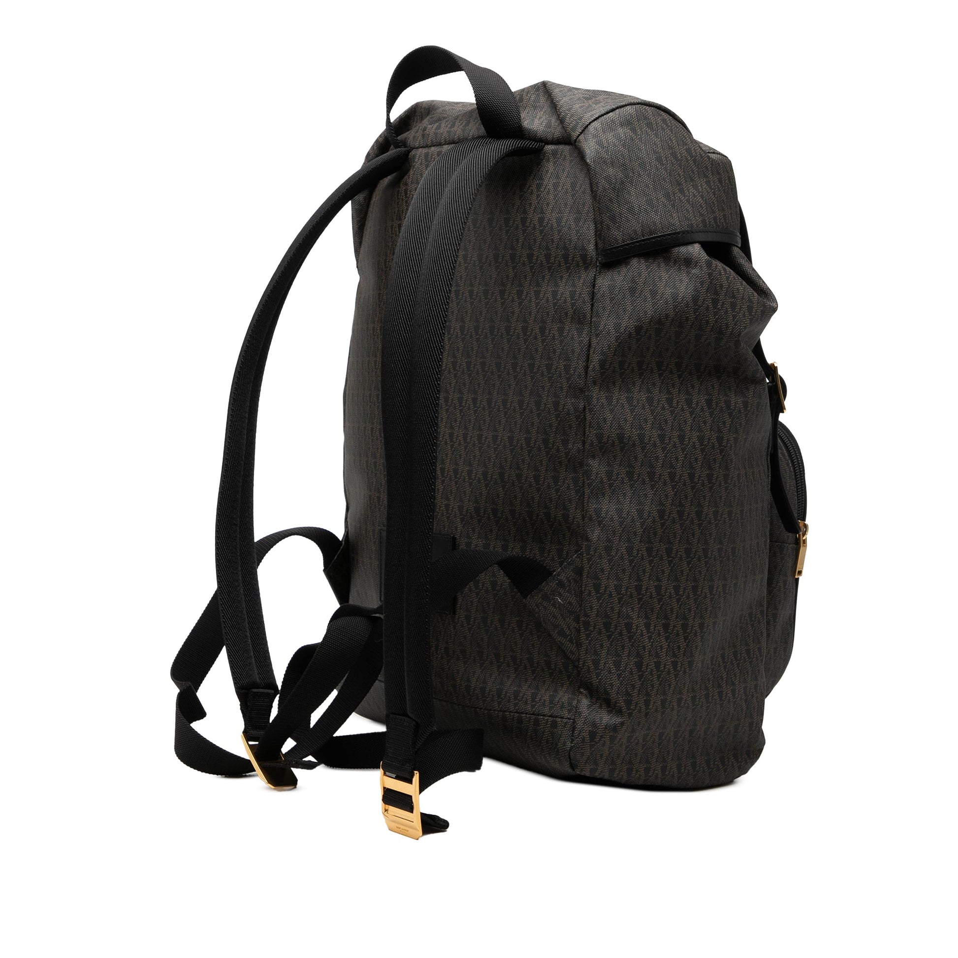 Saint Laurent Canvas Monogram Utilitarian Hunting Backpack
