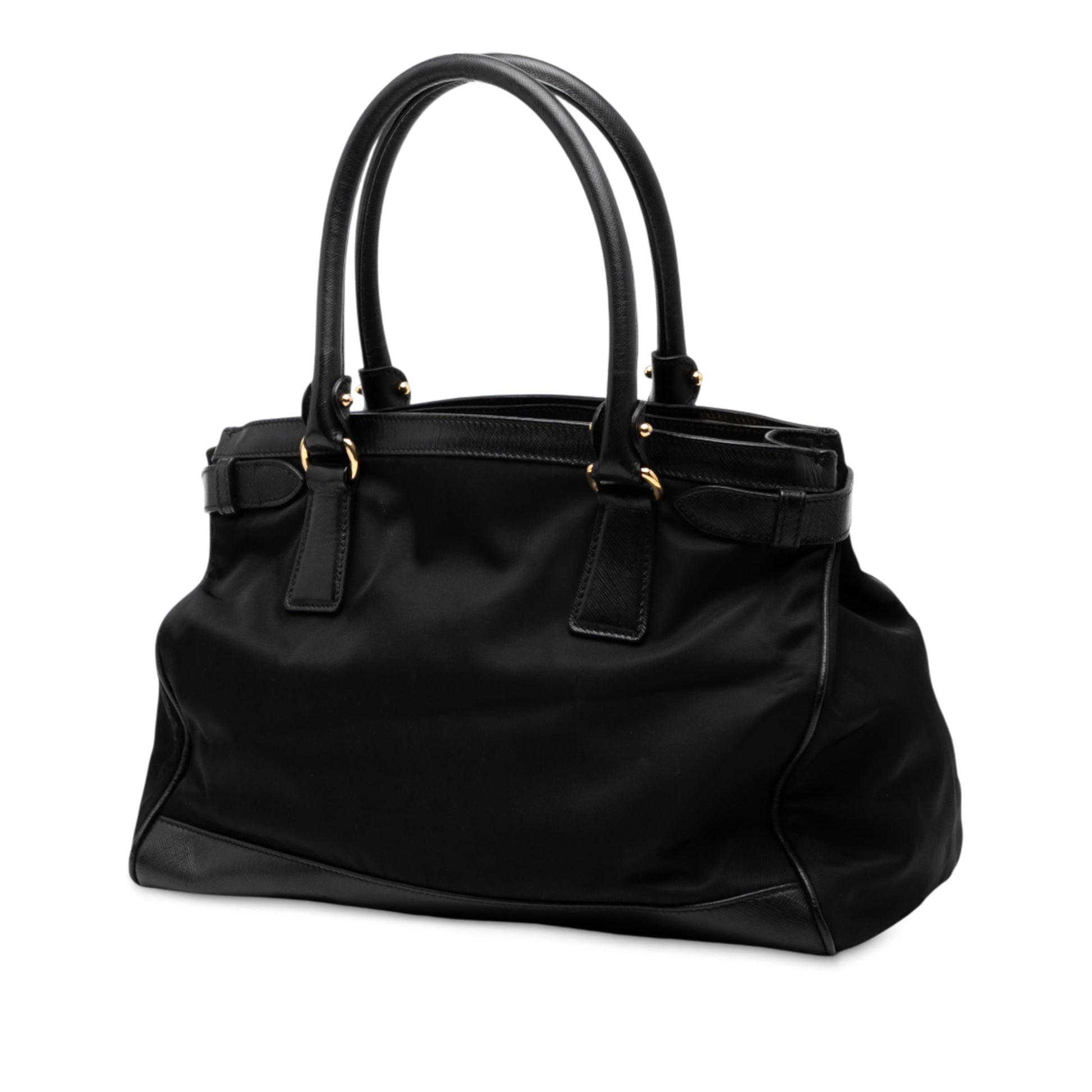 Ferragamo Nylon Gancini Satchel