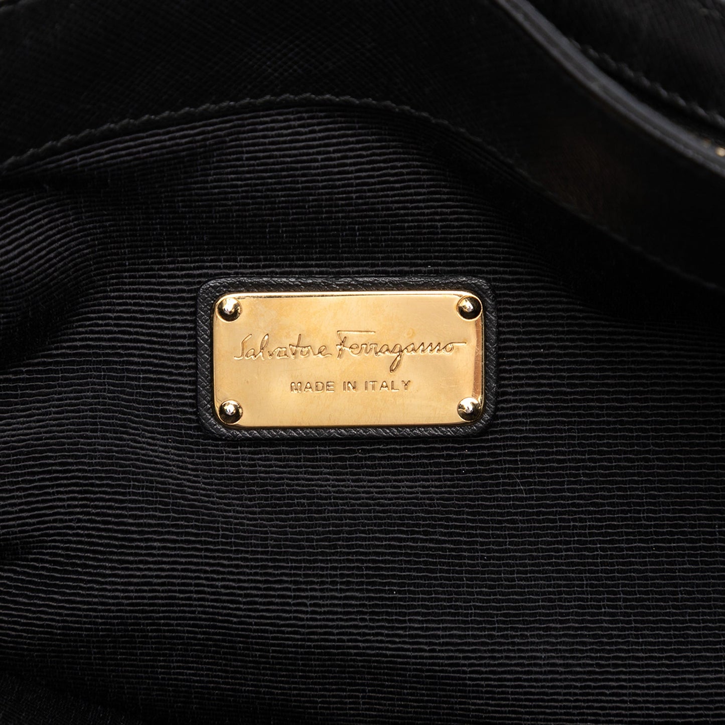 Ferragamo Nylon Gancini Satchel