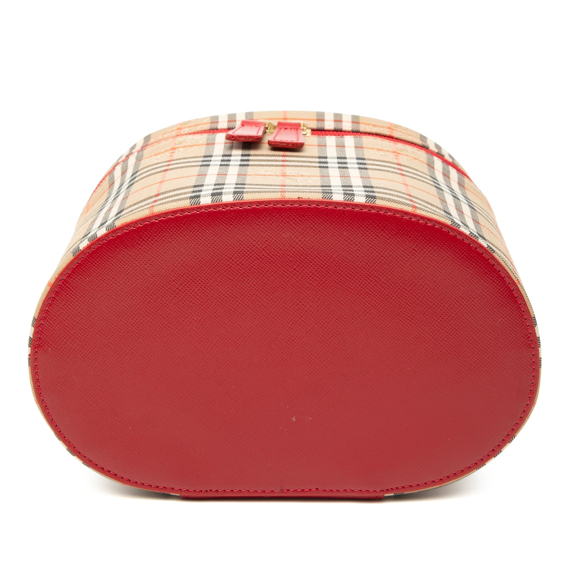 Burberry Haymarket Check Canvas Vanity Bag