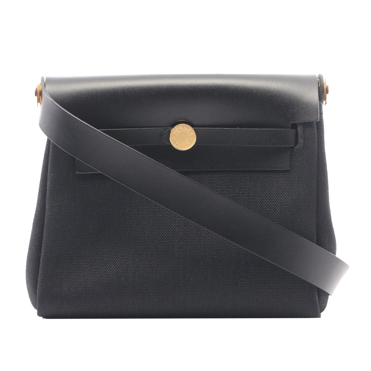 Hermès Military Toile and Vache Hunter Herbag Zip 20
