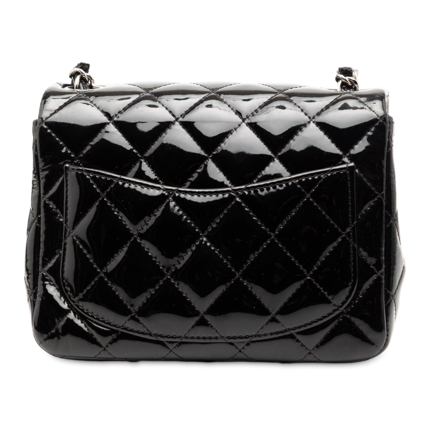 Chanel Mini Square Classic Patent Single Flap