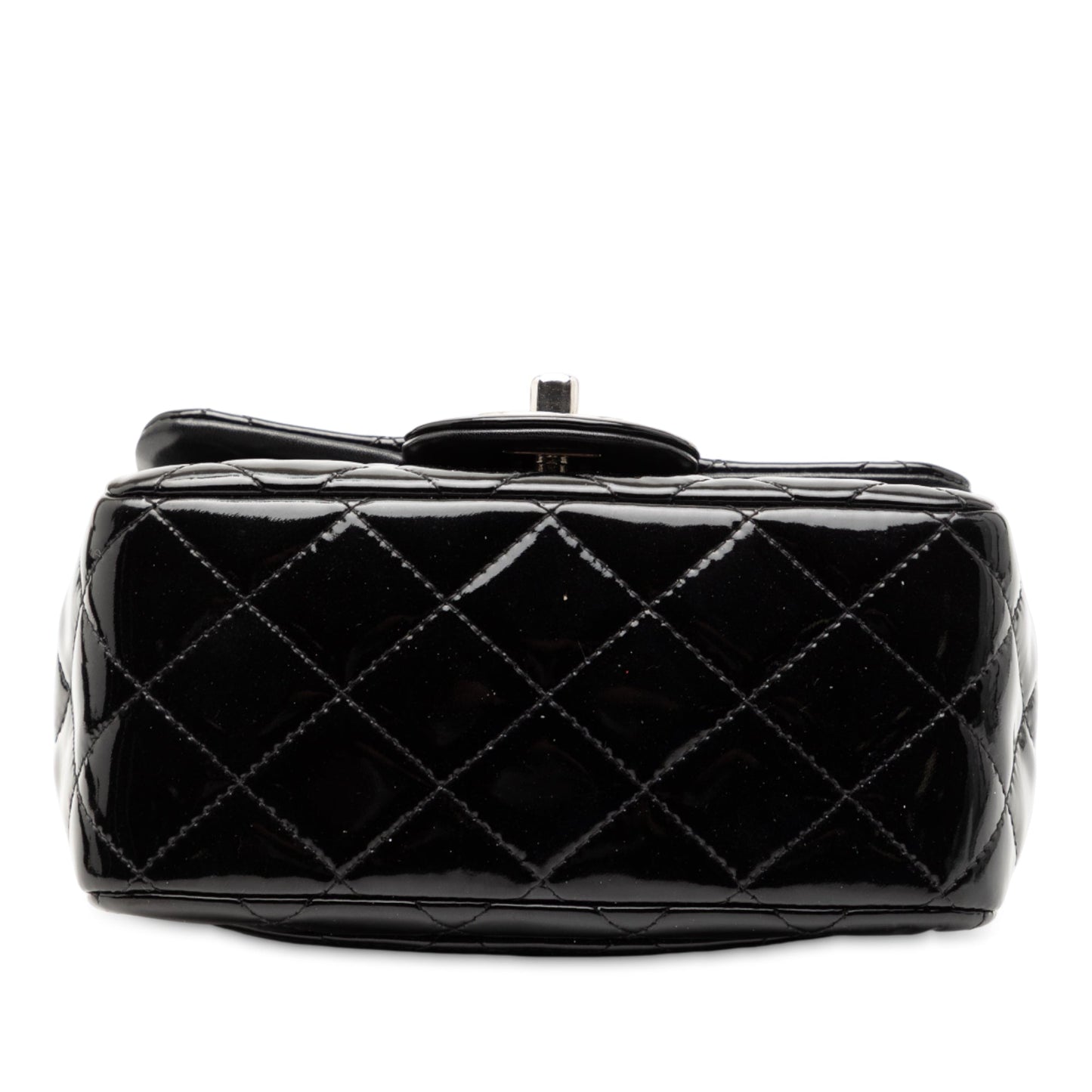 Chanel Mini Square Classic Patent Single Flap