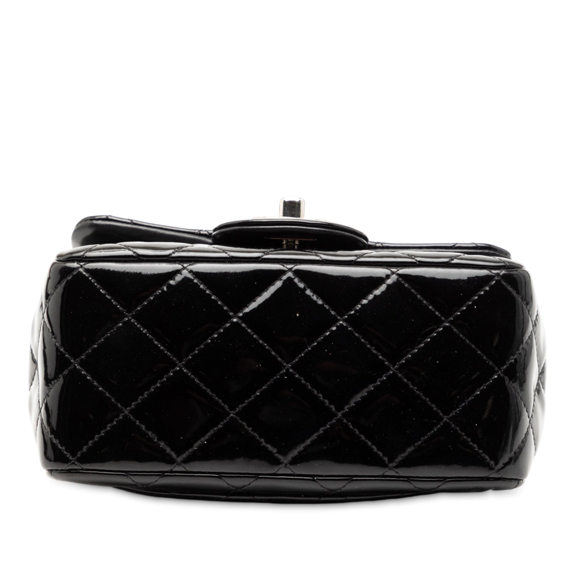 Chanel Mini Square Classic Patent Single Flap