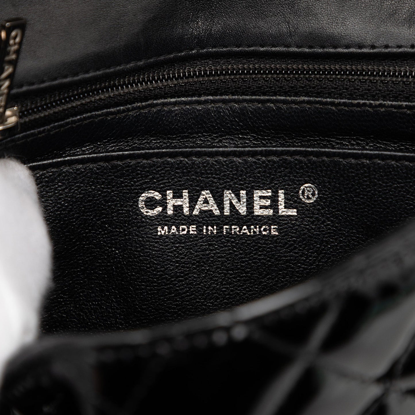 Chanel Mini Square Classic Patent Single Flap