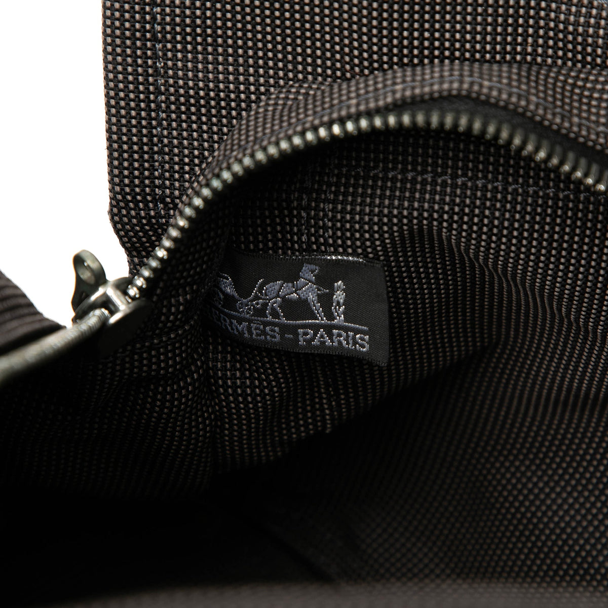Hermès Canvas Herline PM — Gray