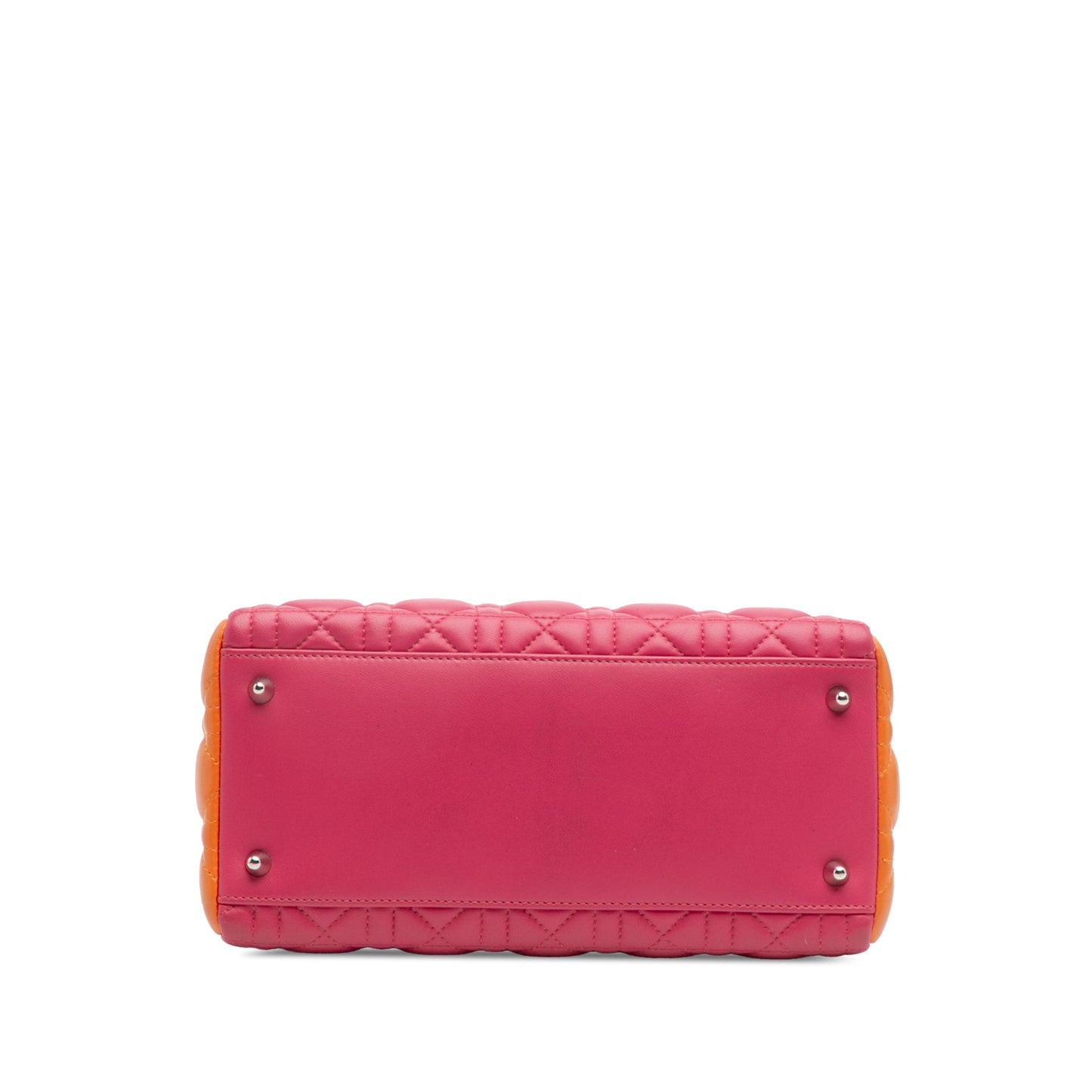 Dior Medium Tricolor Lambskin Cannage Lady Dior