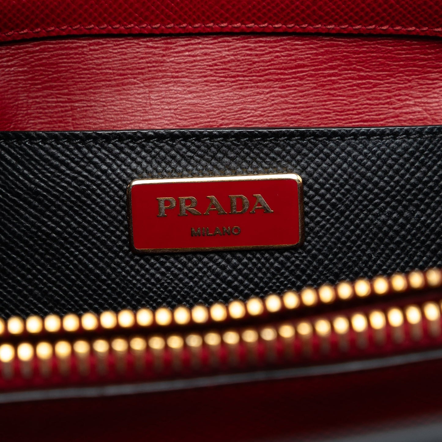 Prada Saffiano Cuir Convertible Top Handle Bag