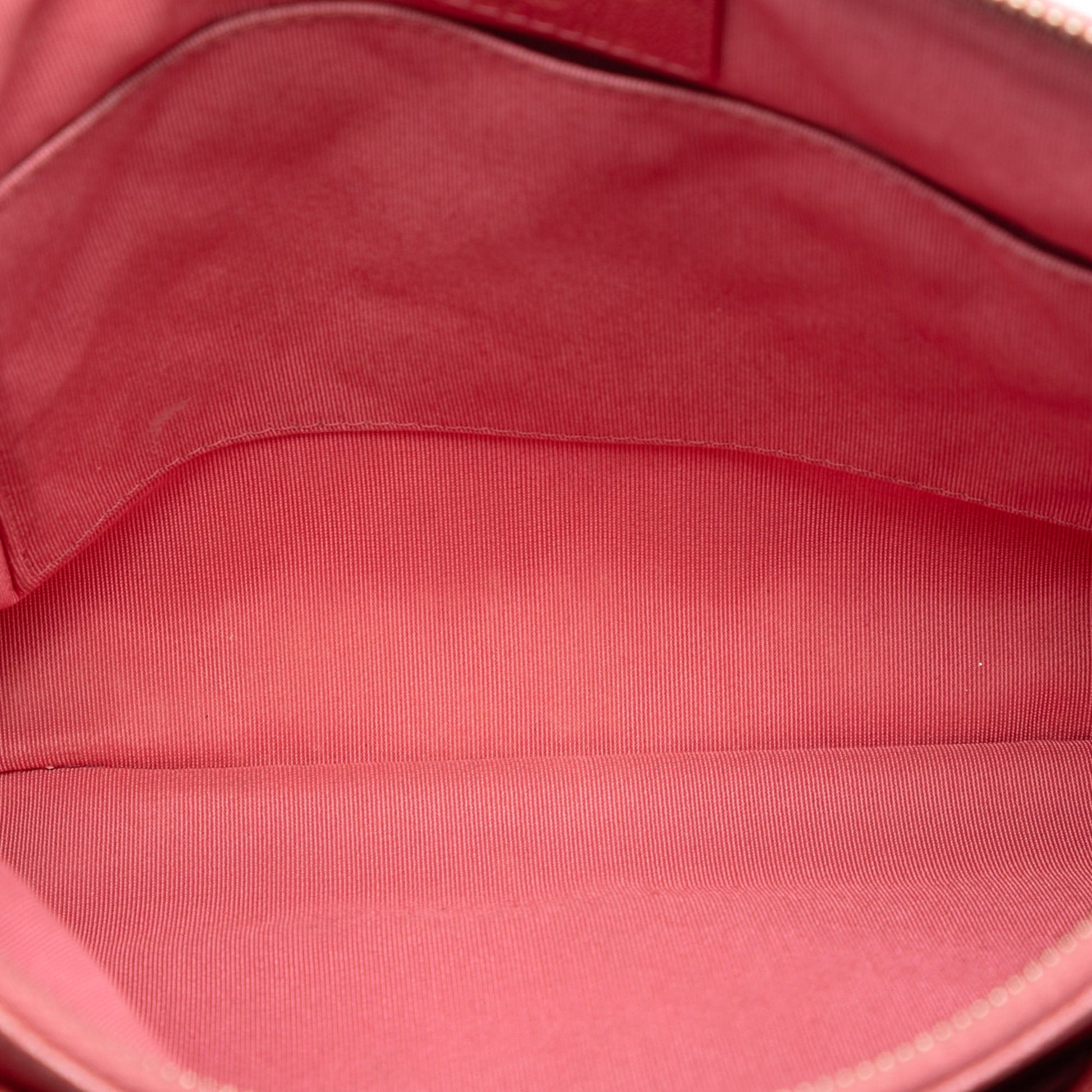 Chanel Medium Iridescent Quilted Caviar Flap Cosmetic Case