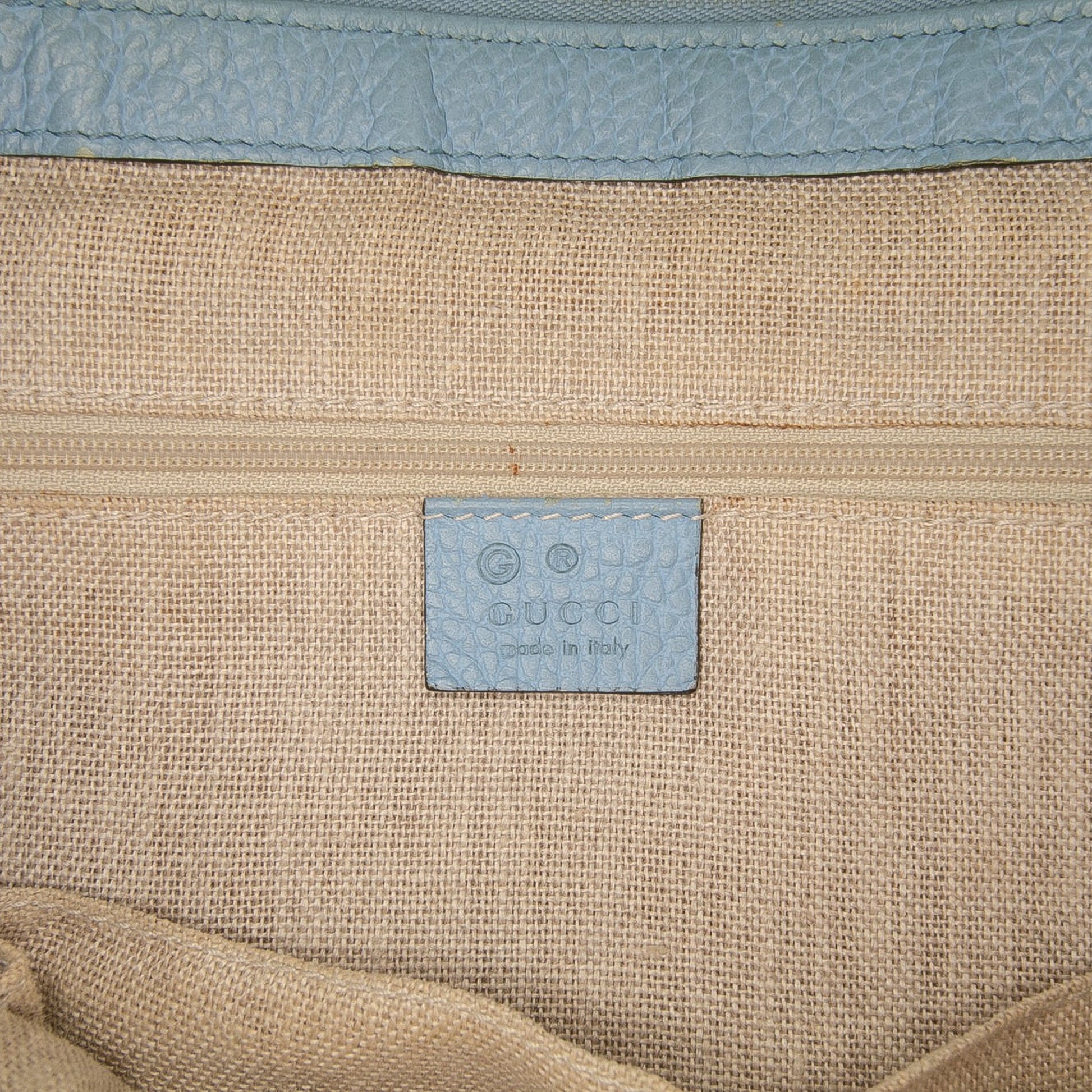 Gucci Leather Interlocking G Charmy Satchel
