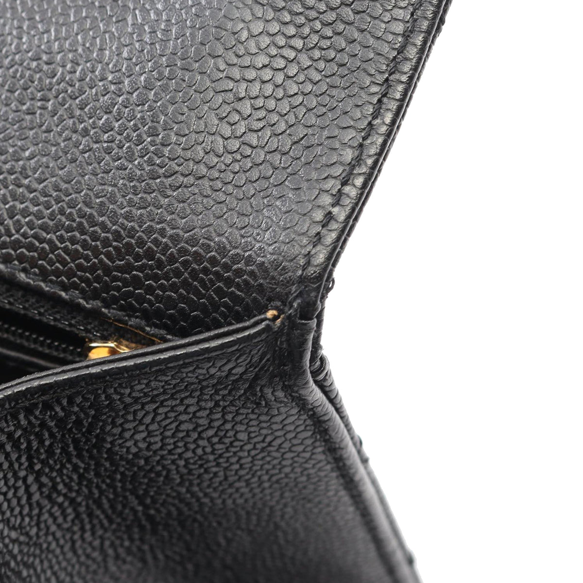 Chanel Reissue 2.55 Quilted Caviar Top Handle Flap