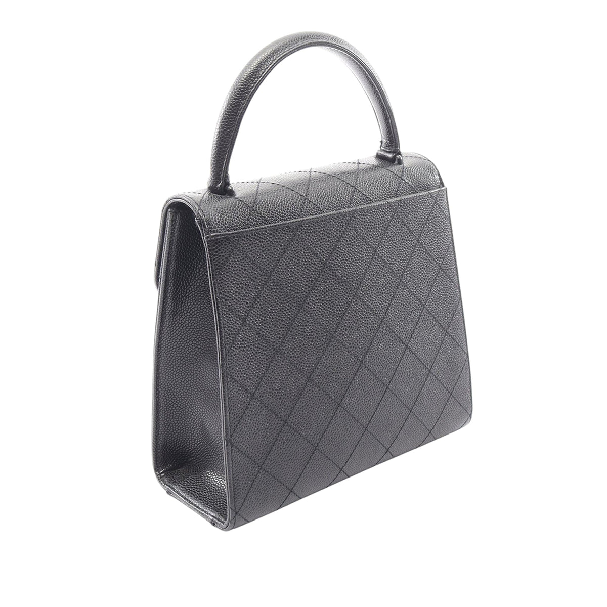 Chanel Reissue 2.55 Quilted Caviar Top Handle Flap