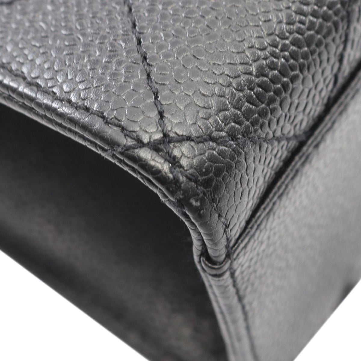 Chanel Reissue 2.55 Quilted Caviar Top Handle Flap
