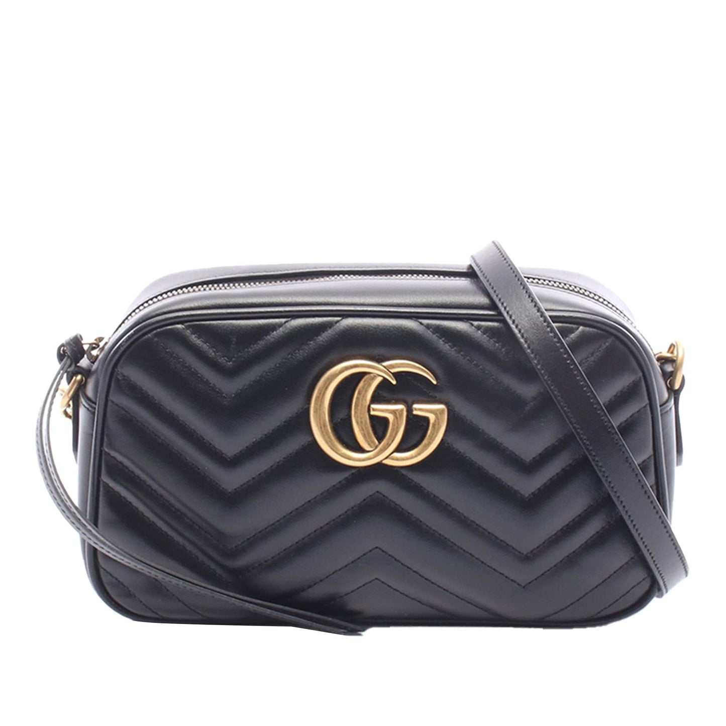 Gucci Small GG Marmont Matelasse Calfskin Crossbody