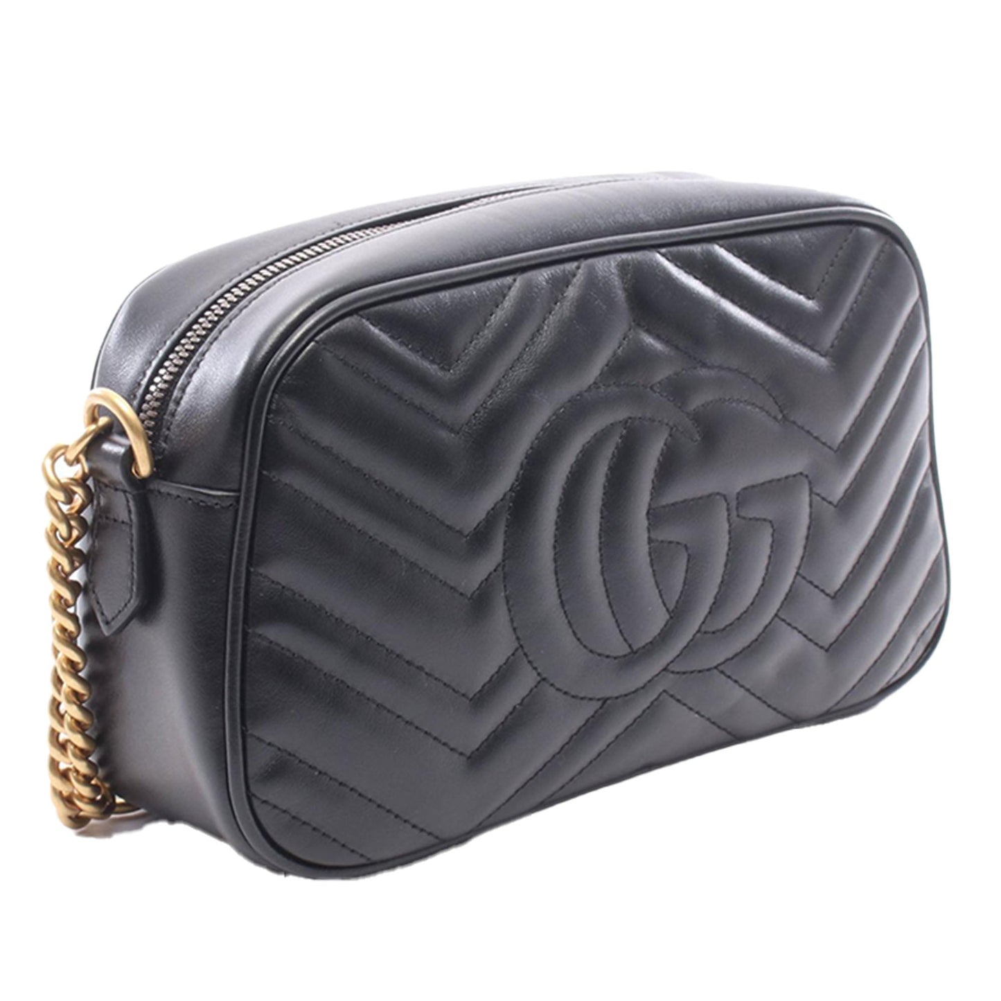 Gucci Small GG Marmont Matelasse Calfskin Crossbody