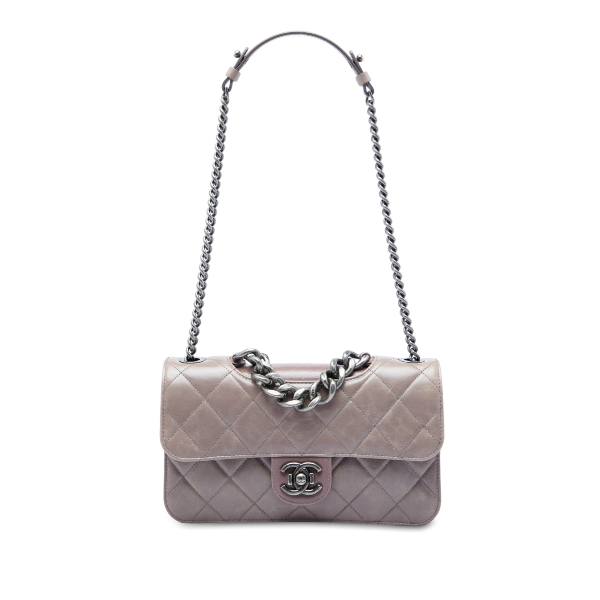 Chanel Medium Quilted Aged Calfskin Perfect Edge Flap