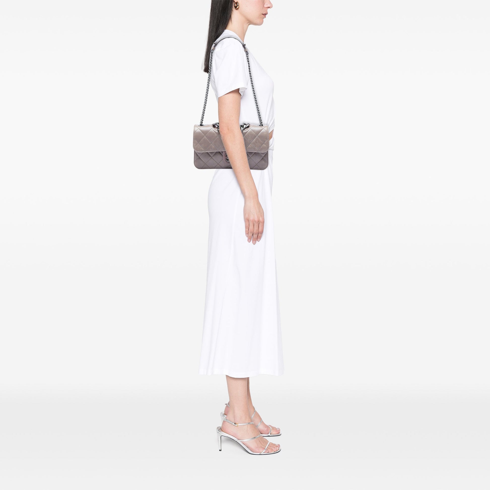 Chanel Medium Quilted Aged Calfskin Perfect Edge Flap