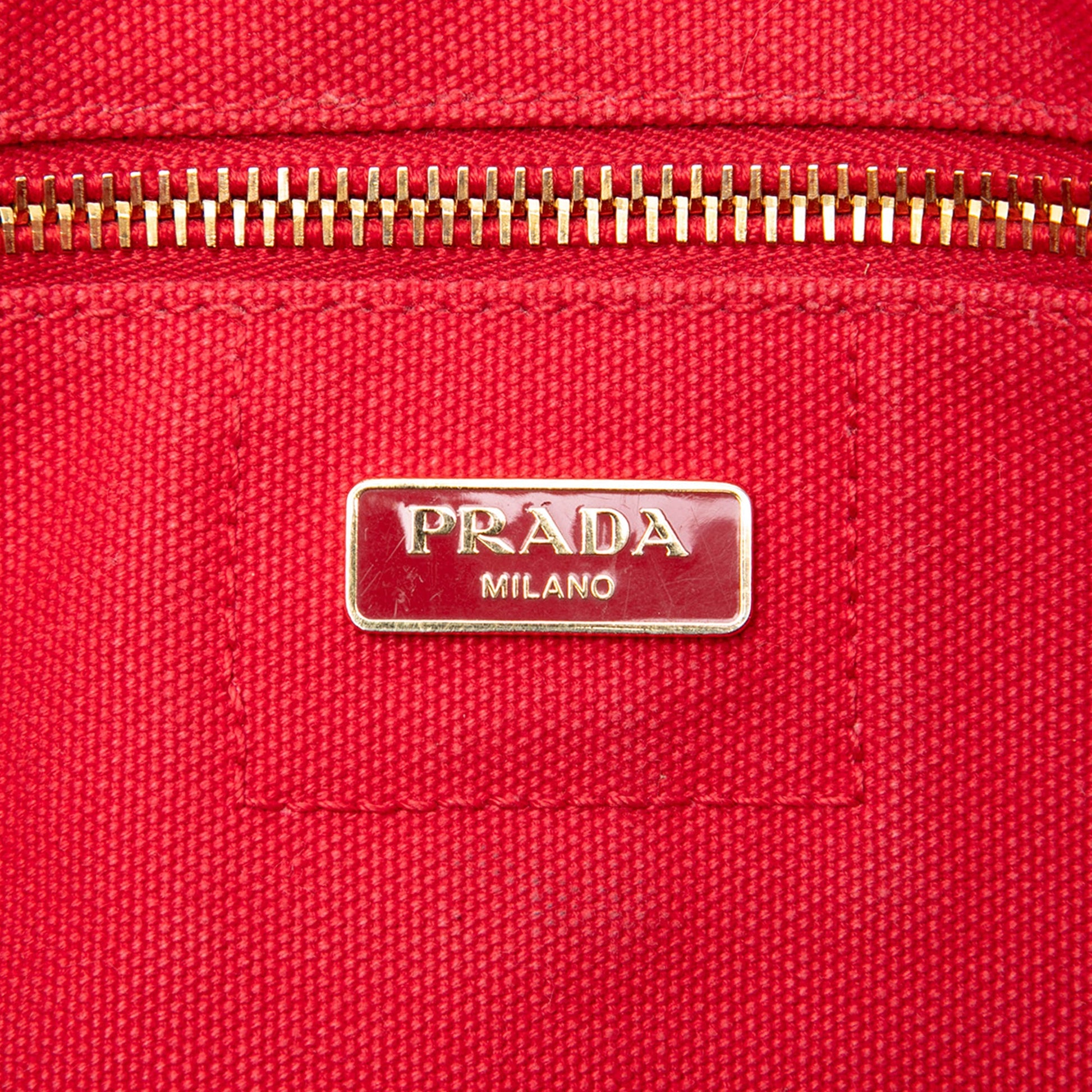 Prada Large Canvas Canapa Logo Tote