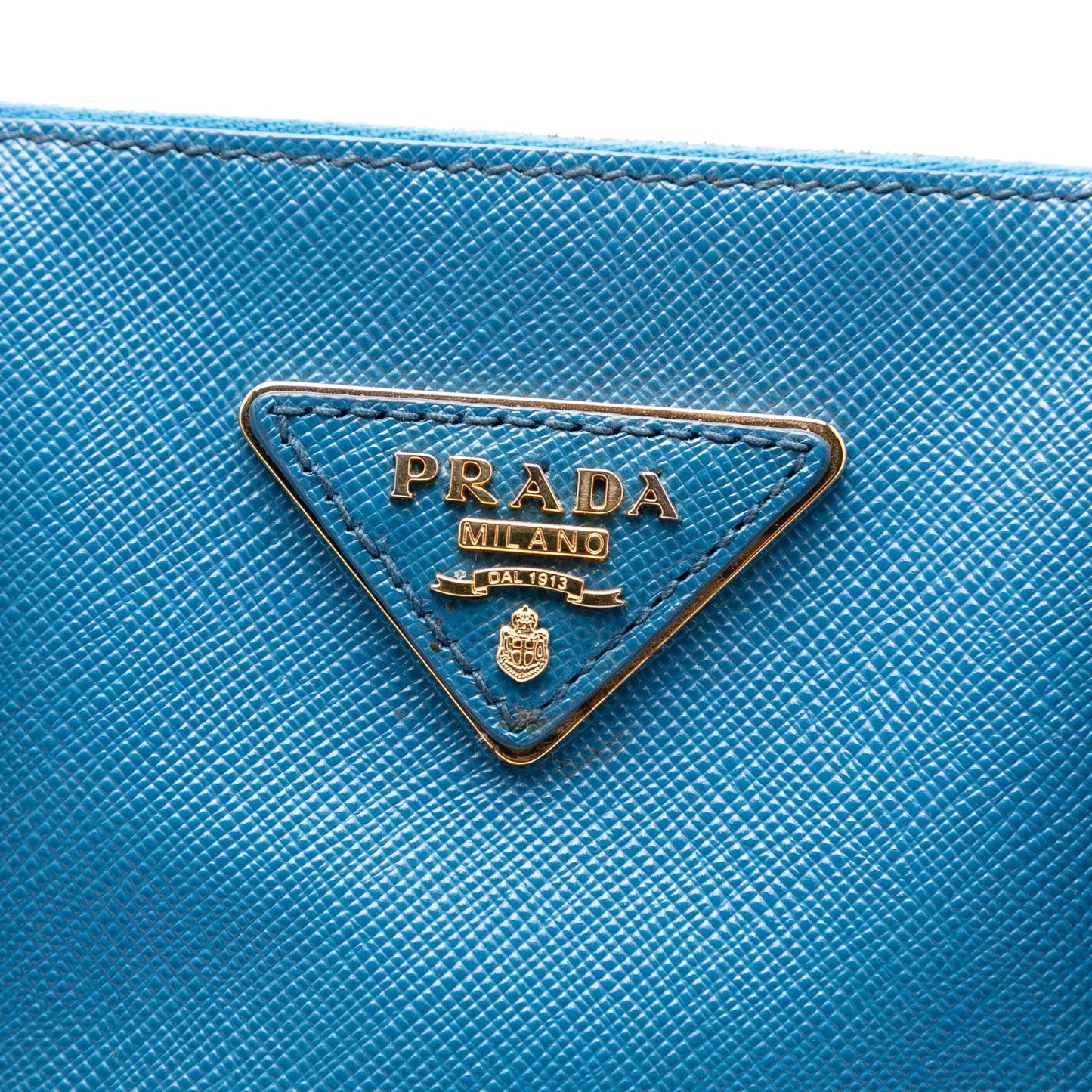 Large Saffiano Lux Galleria Double Zip Satchel