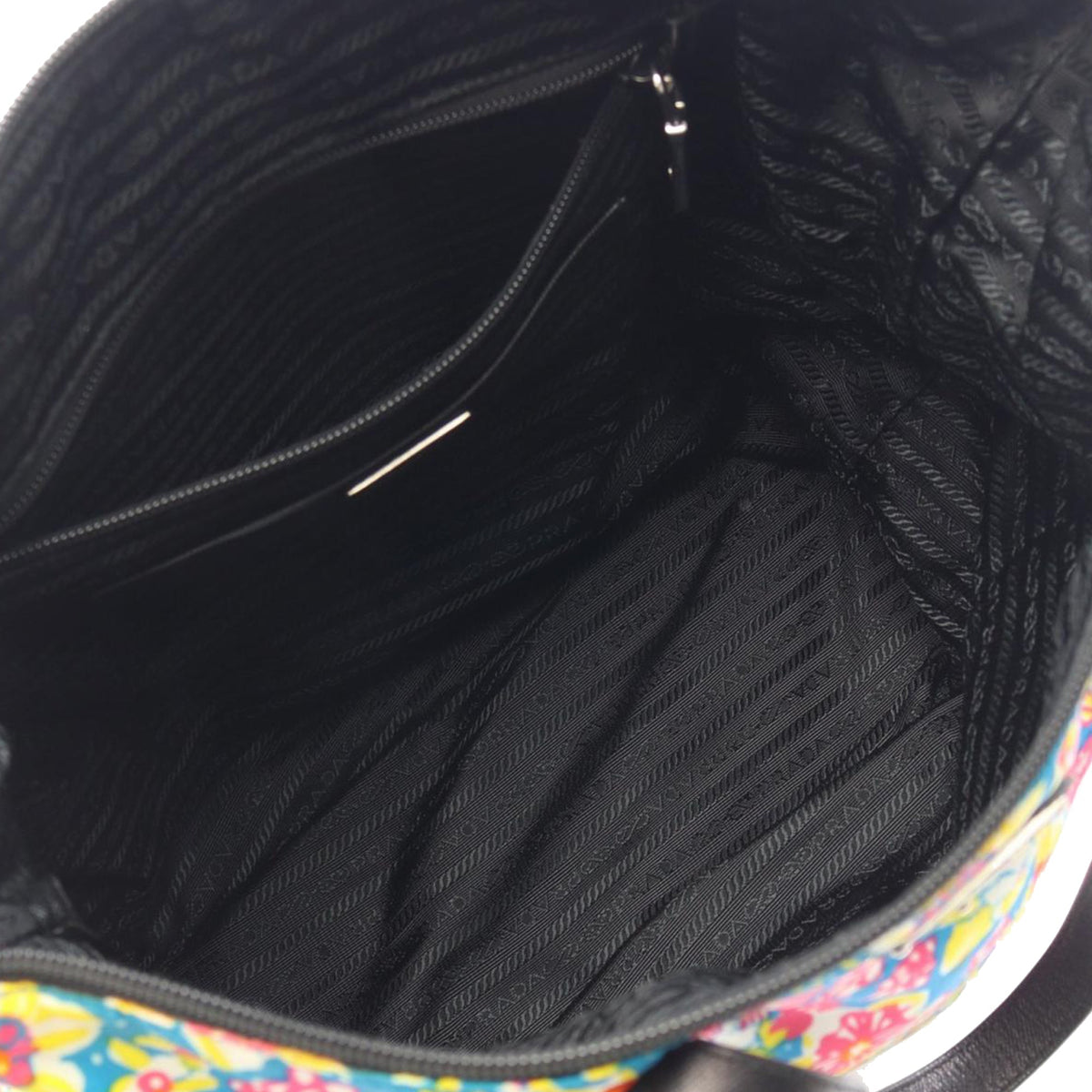 Prada Tessuto Stampato Floral Tote