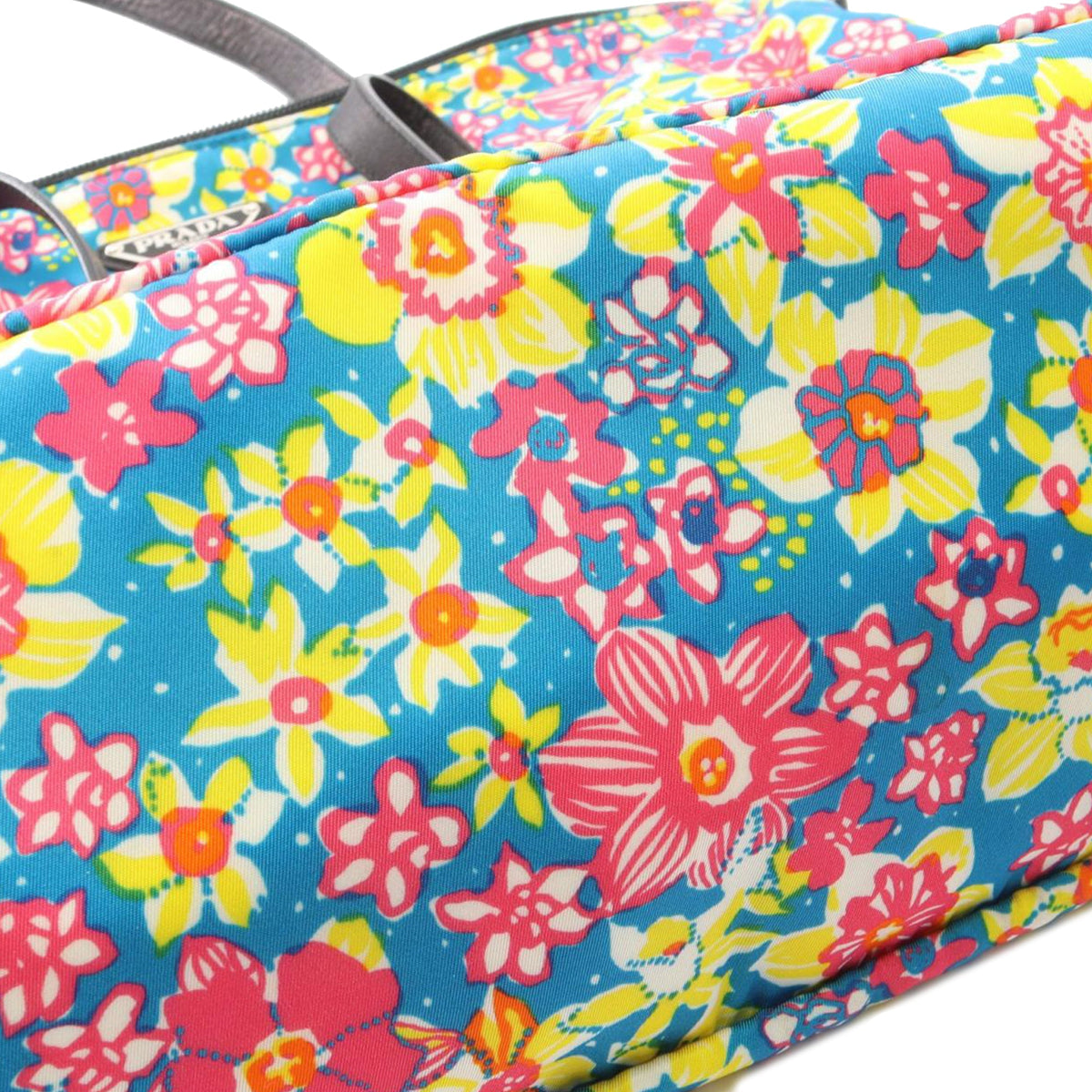 Prada Tessuto Stampato Floral Tote