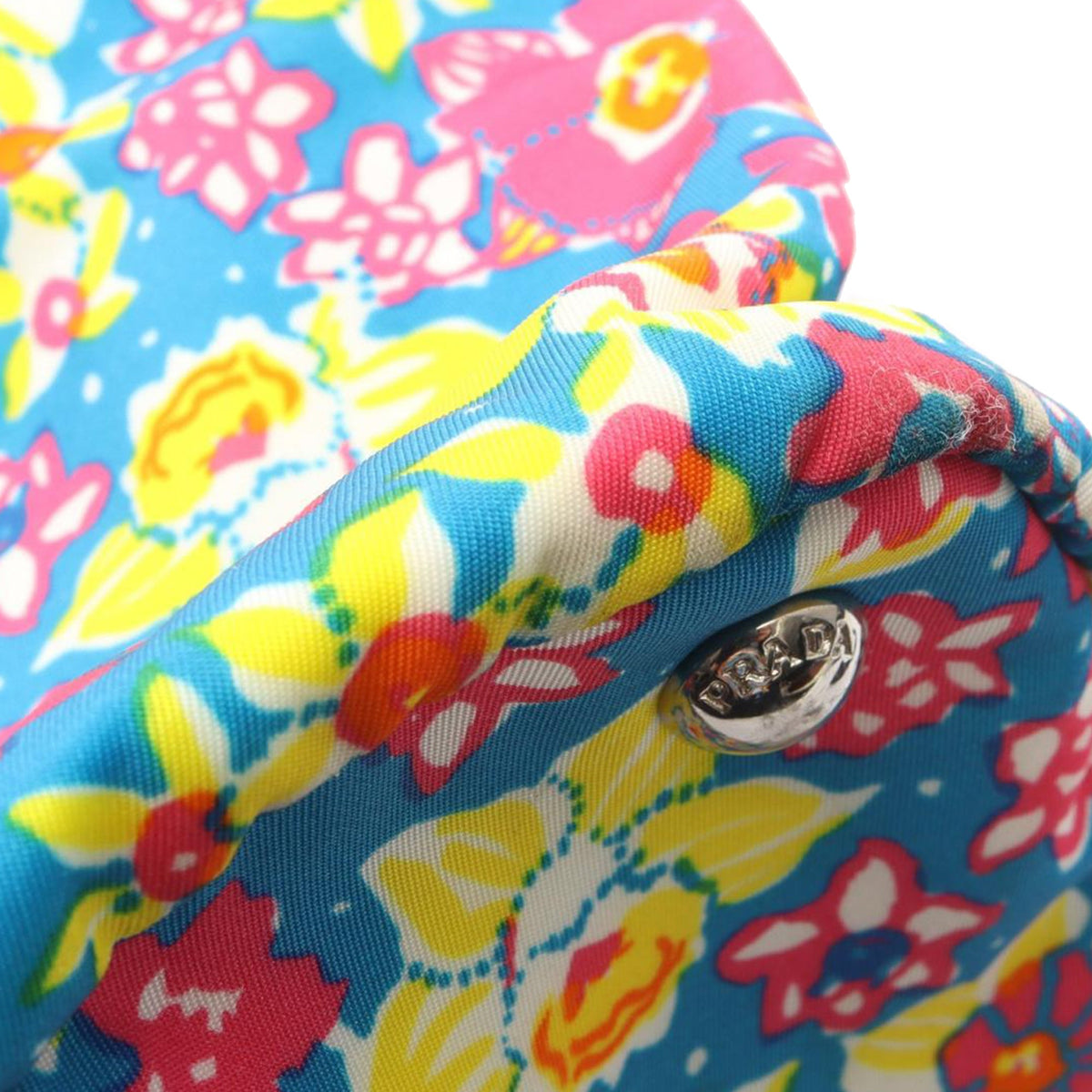 Prada Tessuto Stampato Floral Tote