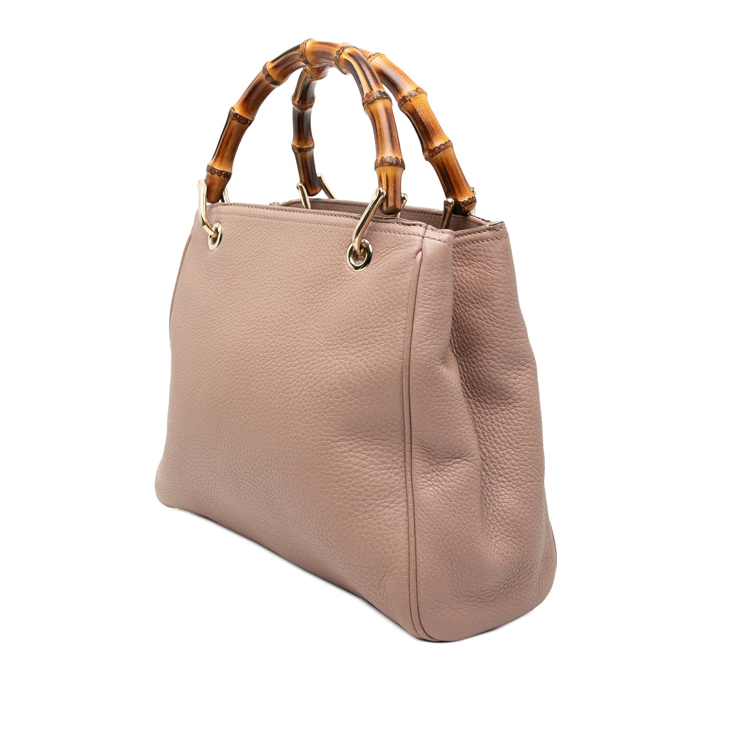Gucci Small Calfskin Bamboo Shopper Satchel