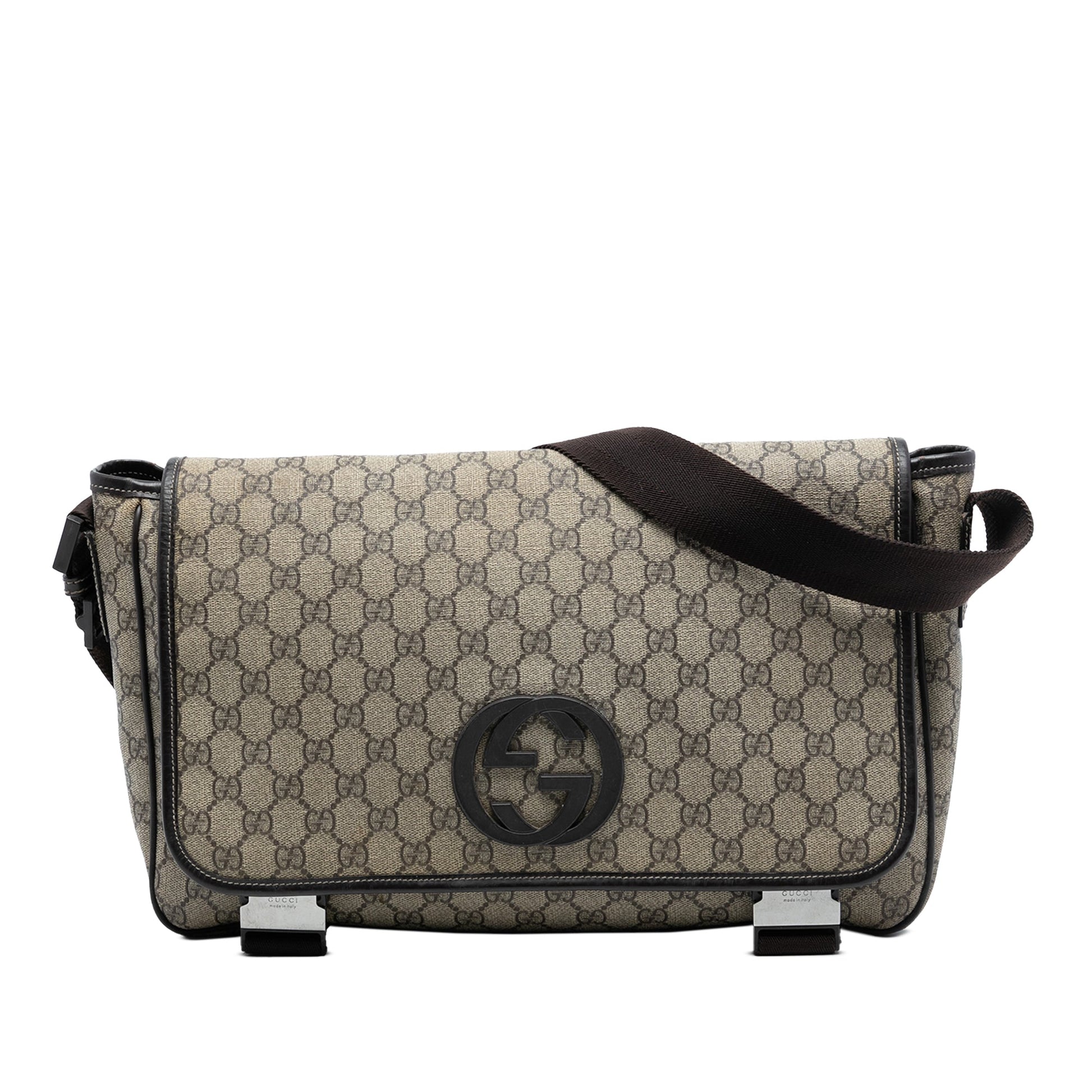 Gucci GG Supreme Interlocking G Crossbody