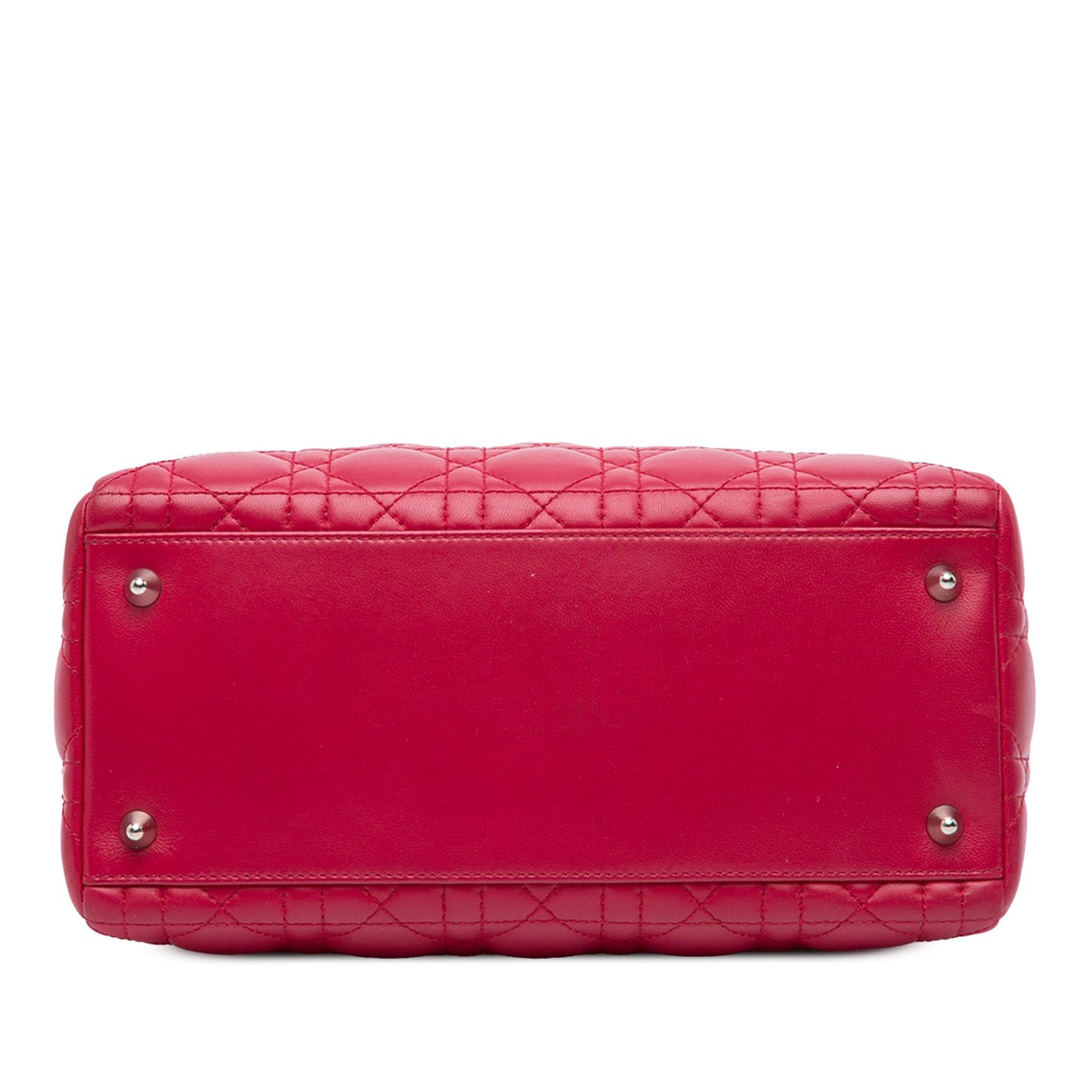 Dior Medium Lambskin Cannage Lady Dior