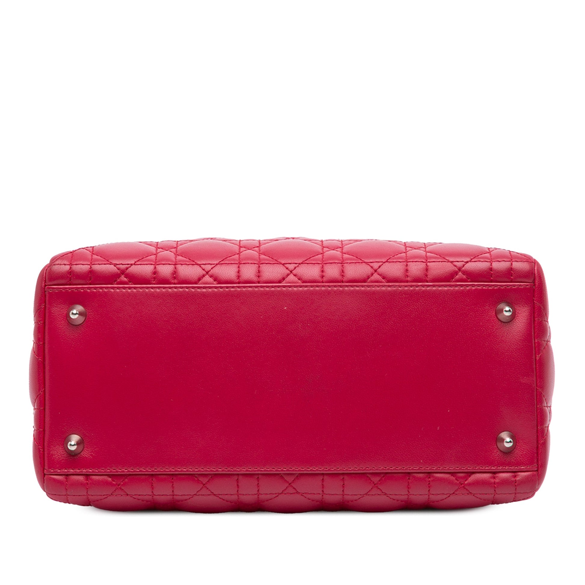 Dior Medium Lambskin Cannage Lady Dior