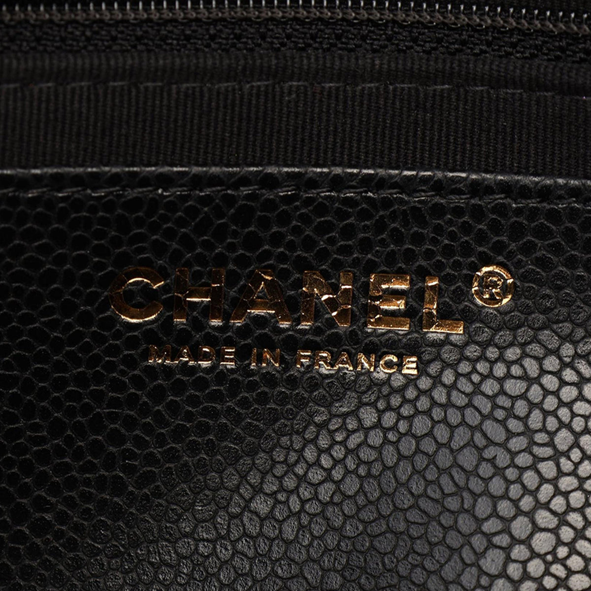 Chanel CC Quilted Caviar Single Flap