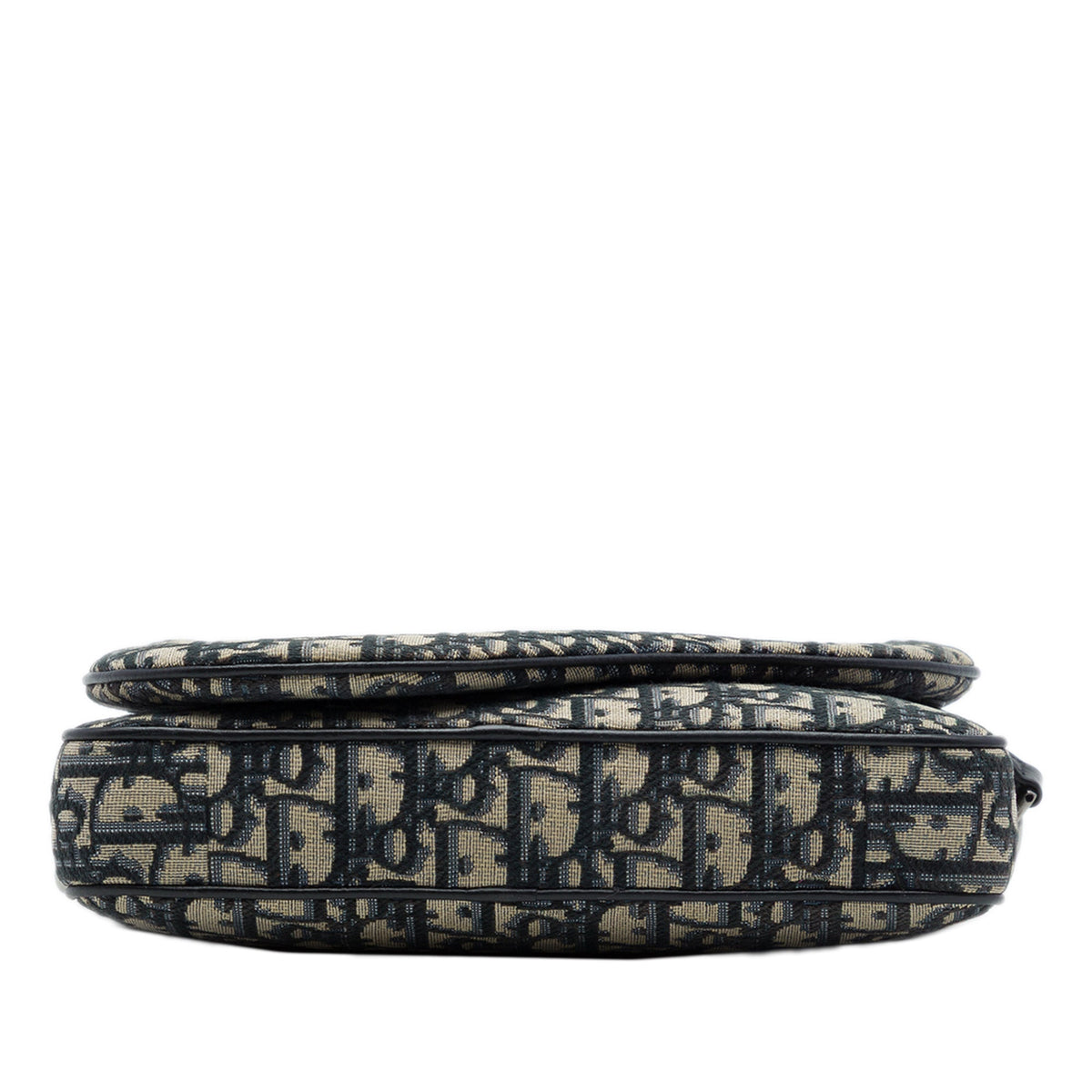Dior Oblique Canvas Saddle Triple Pouch — Blue
