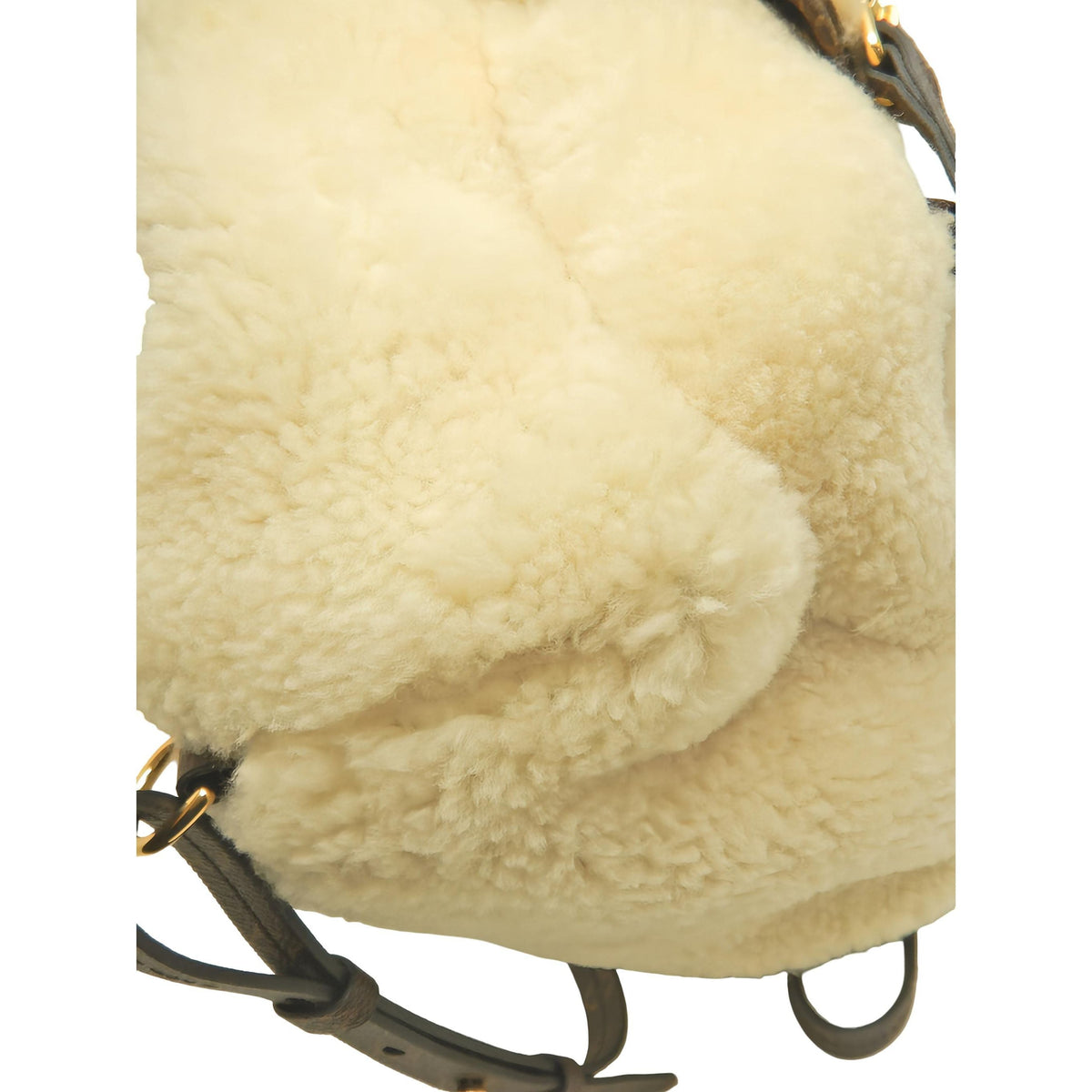 Louis Vuitton Monogram Shearling LV Ski Backpack — Beige