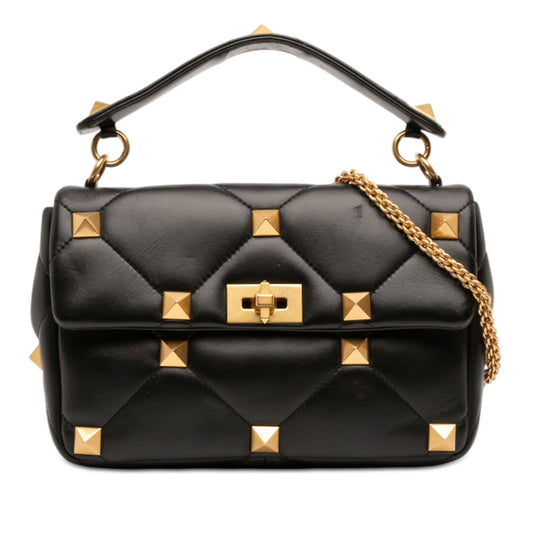 Valentino Large Nappa Roman Stud Satchel