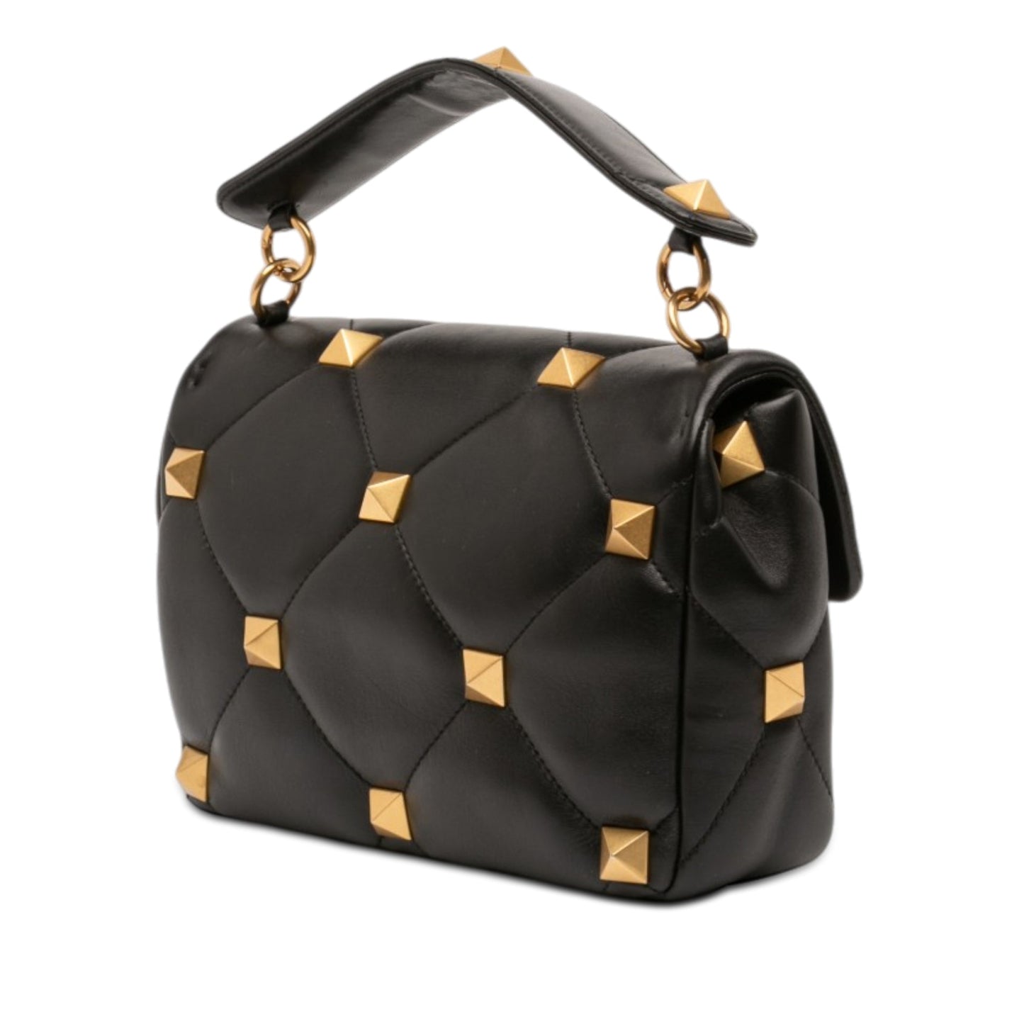 Valentino Large Nappa Roman Stud Satchel