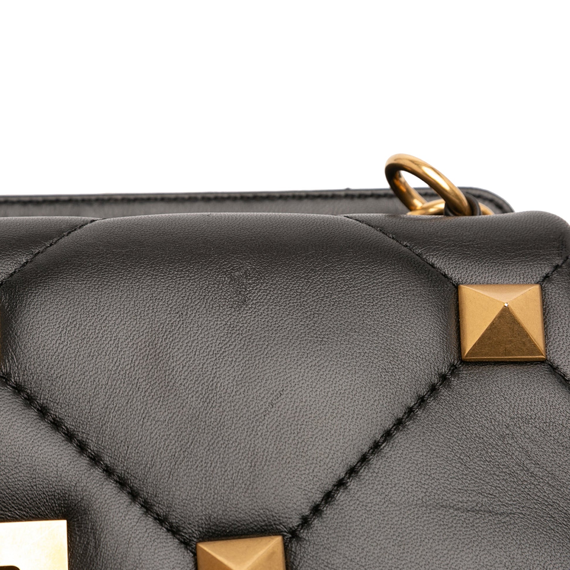 Valentino Large Nappa Roman Stud Satchel