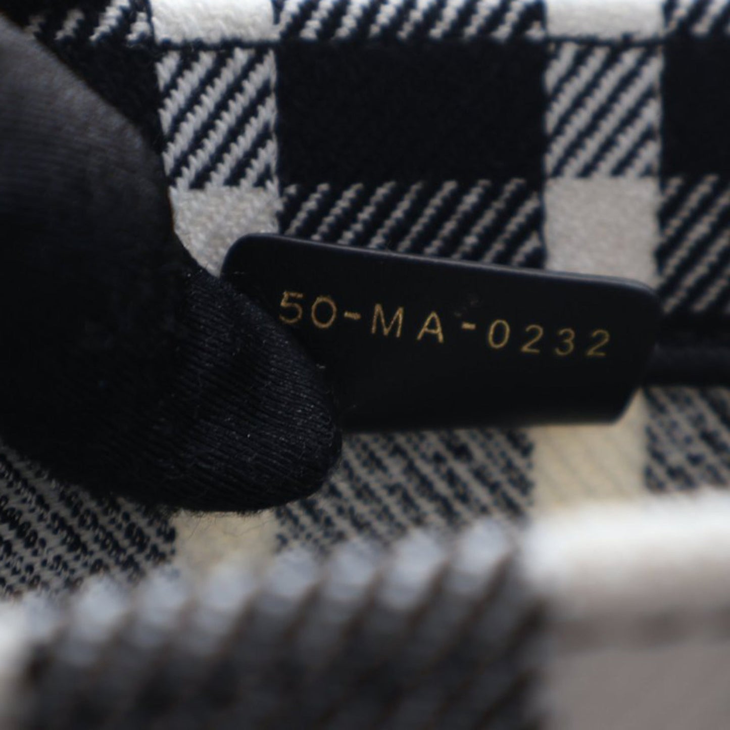 Dior Large Embroidered Canvas Check n Dior Book Tote