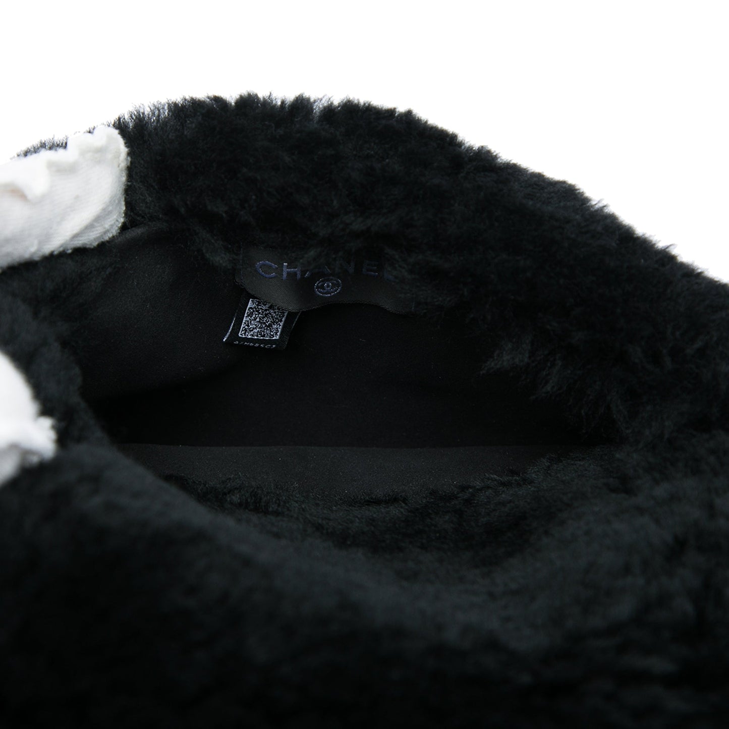 Chanel CC Shearling Muff Shoulder Bag