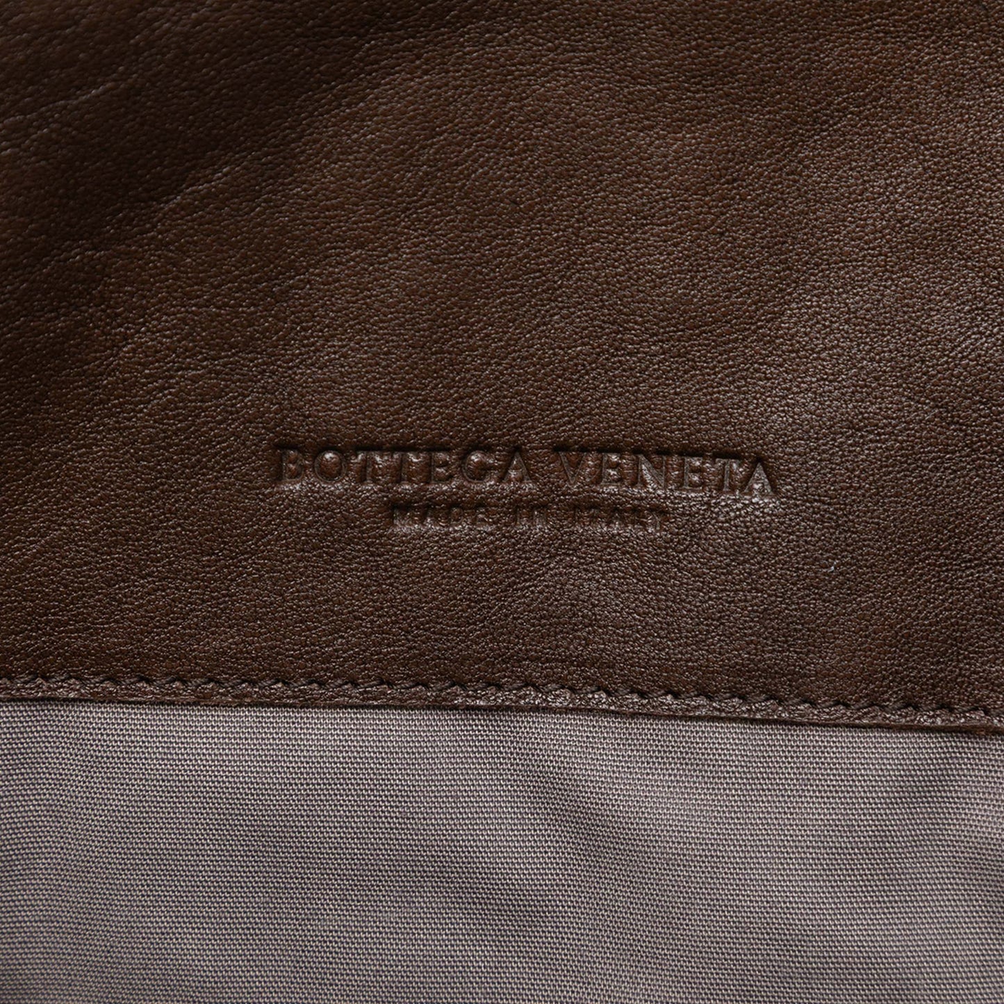 Tricolor Nappa Intrecciato Clutch