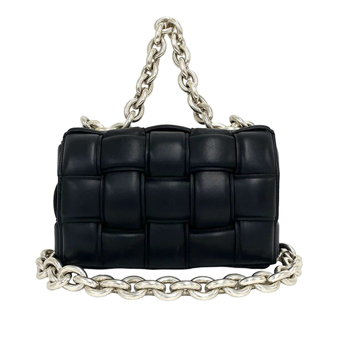Bottega Veneta Nappa Intrecciato Padded Chain Cassette Satchel