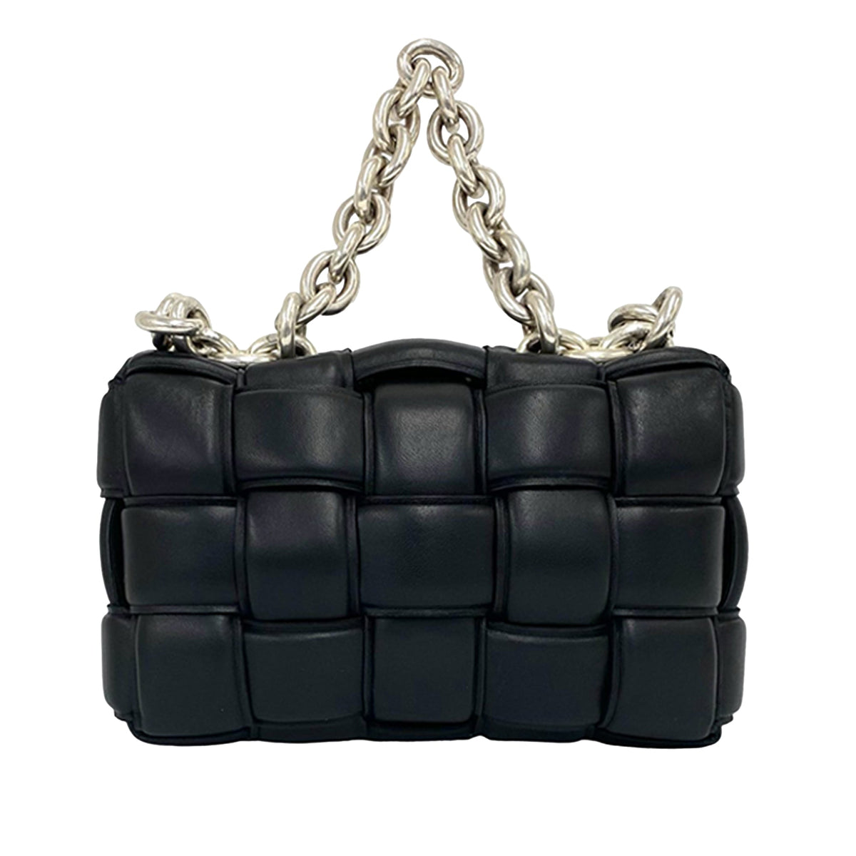 Bottega Veneta Nappa Intrecciato Padded Chain Cassette Satchel