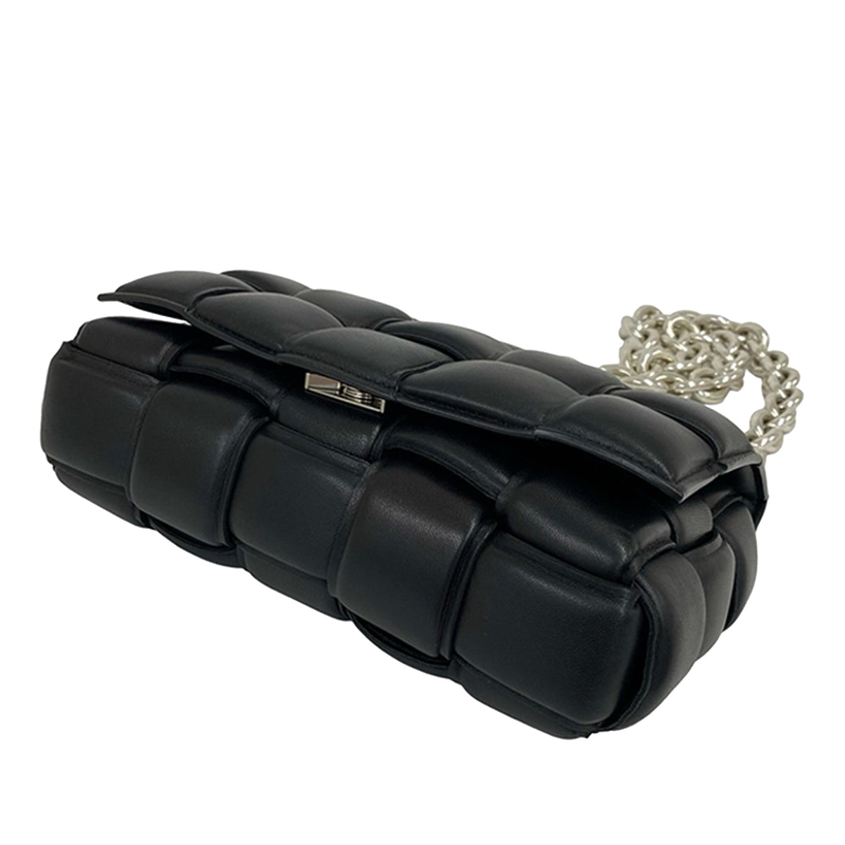 Bottega Veneta Nappa Intrecciato Padded Chain Cassette Satchel
