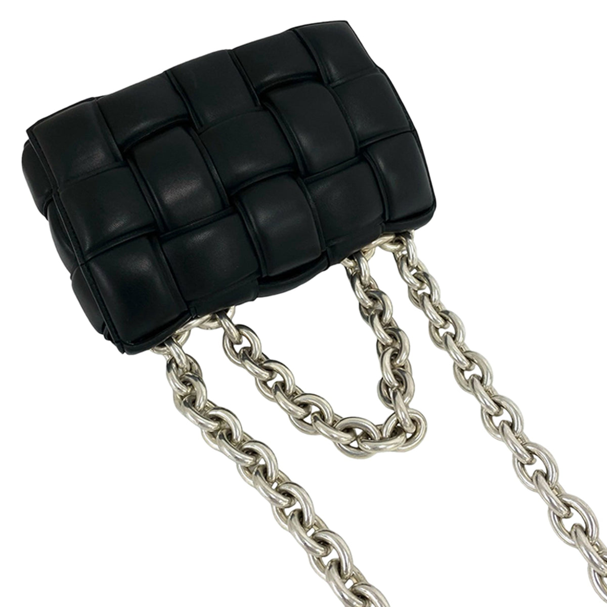 Bottega Veneta Nappa Intrecciato Padded Chain Cassette Satchel